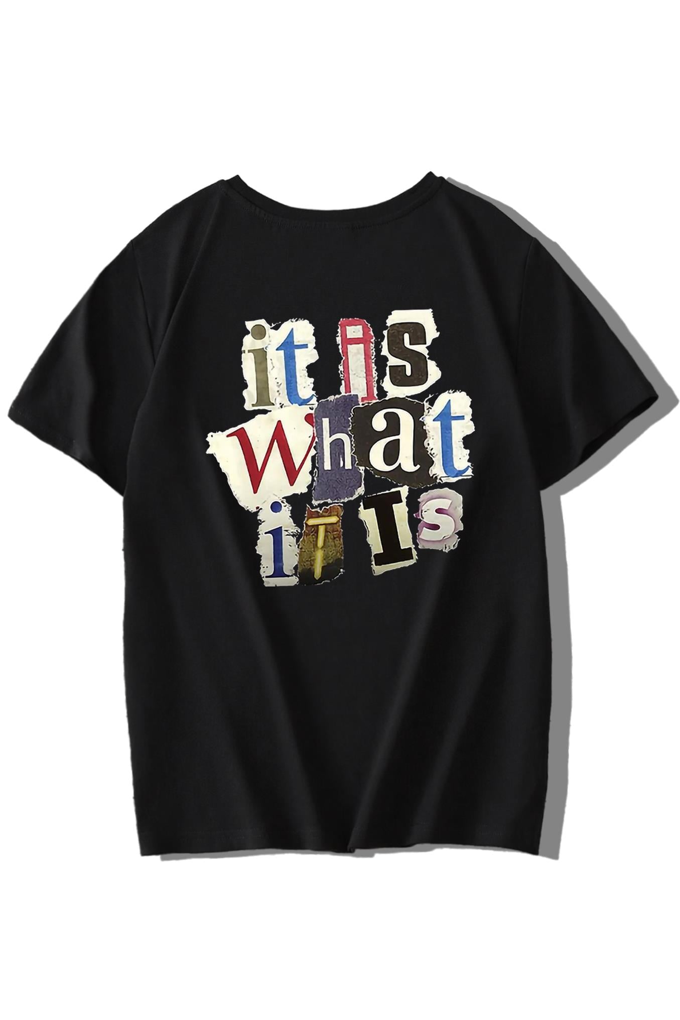 BRZ Kids Unisex Çocuk It Is What It Is T-shirt