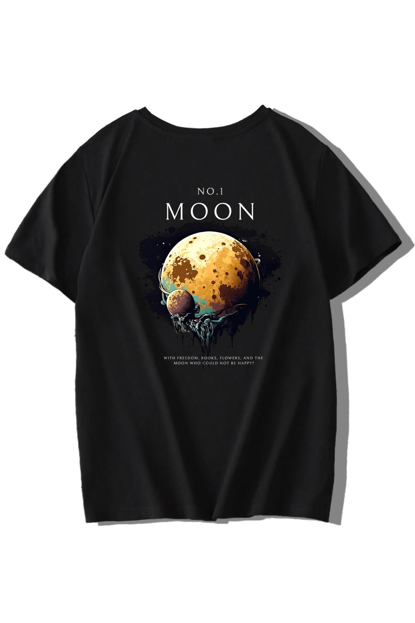 BRZ Kids Unisex Çocuk No1 Moon T-shirt