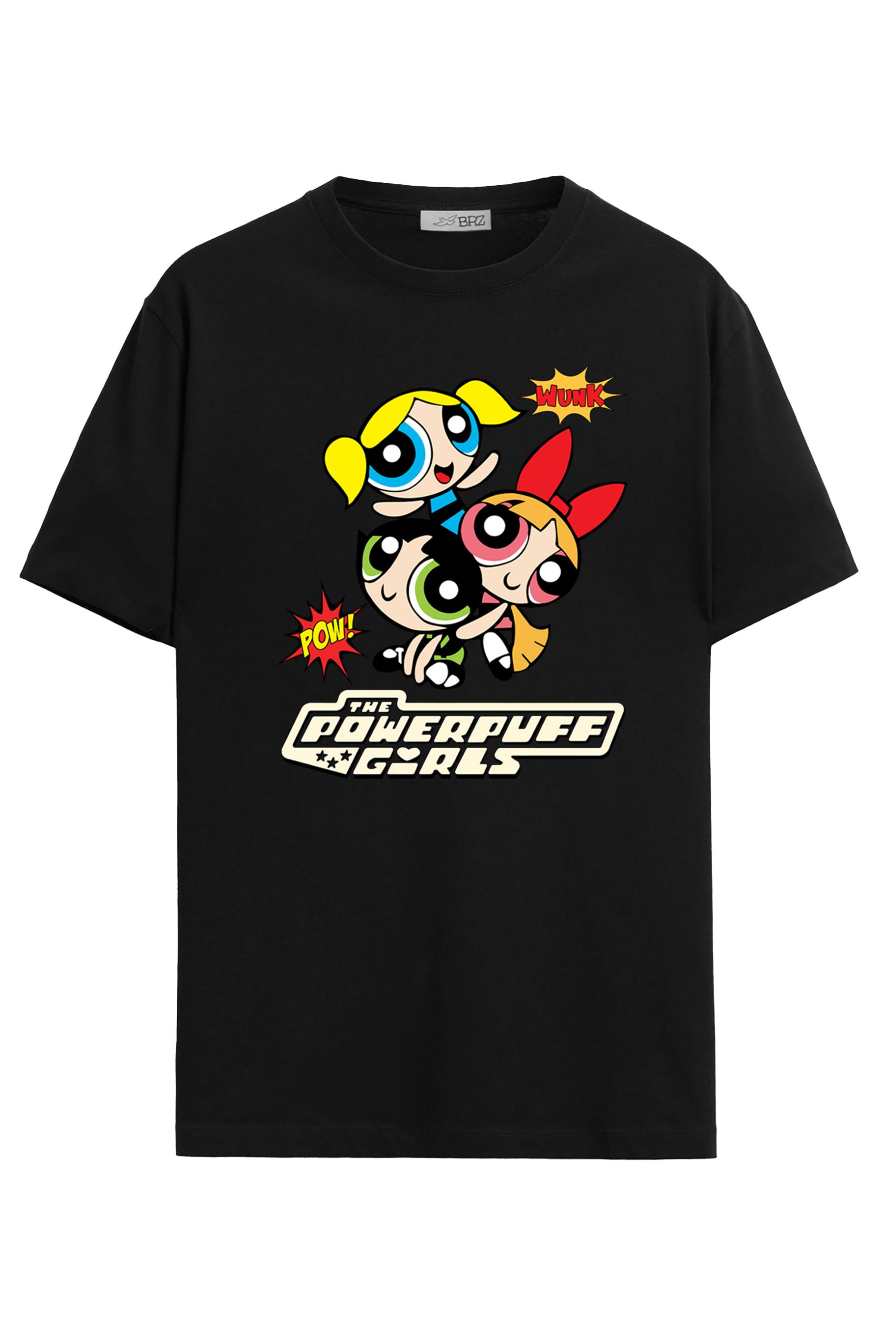 BRZ Kids Unisex Çocuk Powerpuff Girls T-shirt