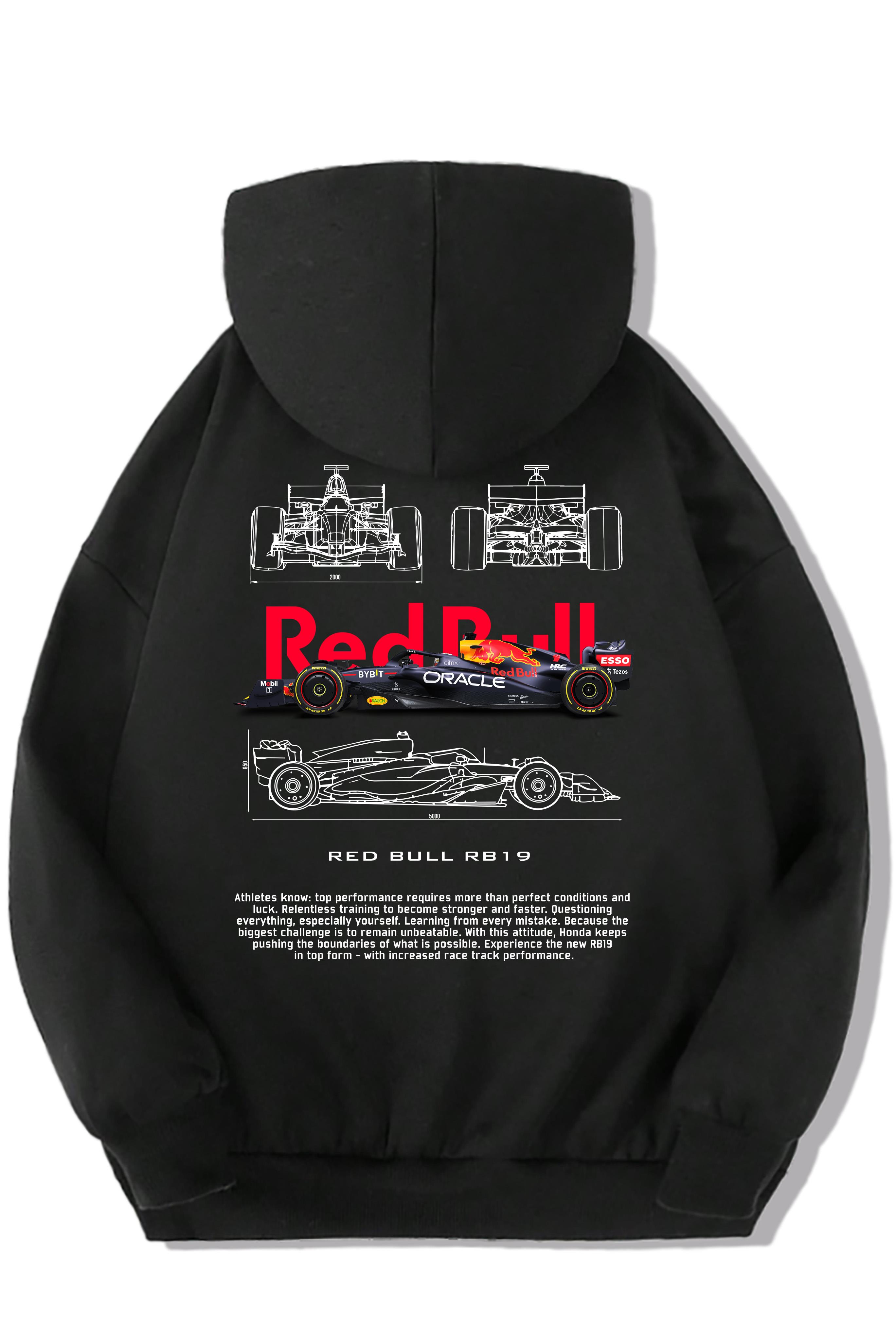 BRZ Kids Unisex Çocuk Redbull Rb19 Hoodie