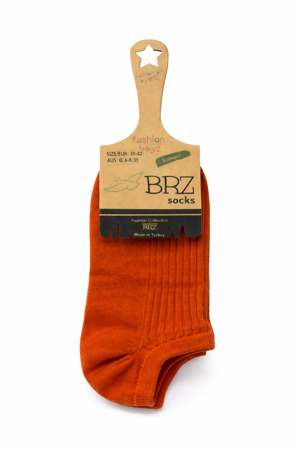 BRZ Kids Unisex Çocuk Ribana Patik Çorap 3lü – Krem, Hardal ve Kahverengi Tonlar