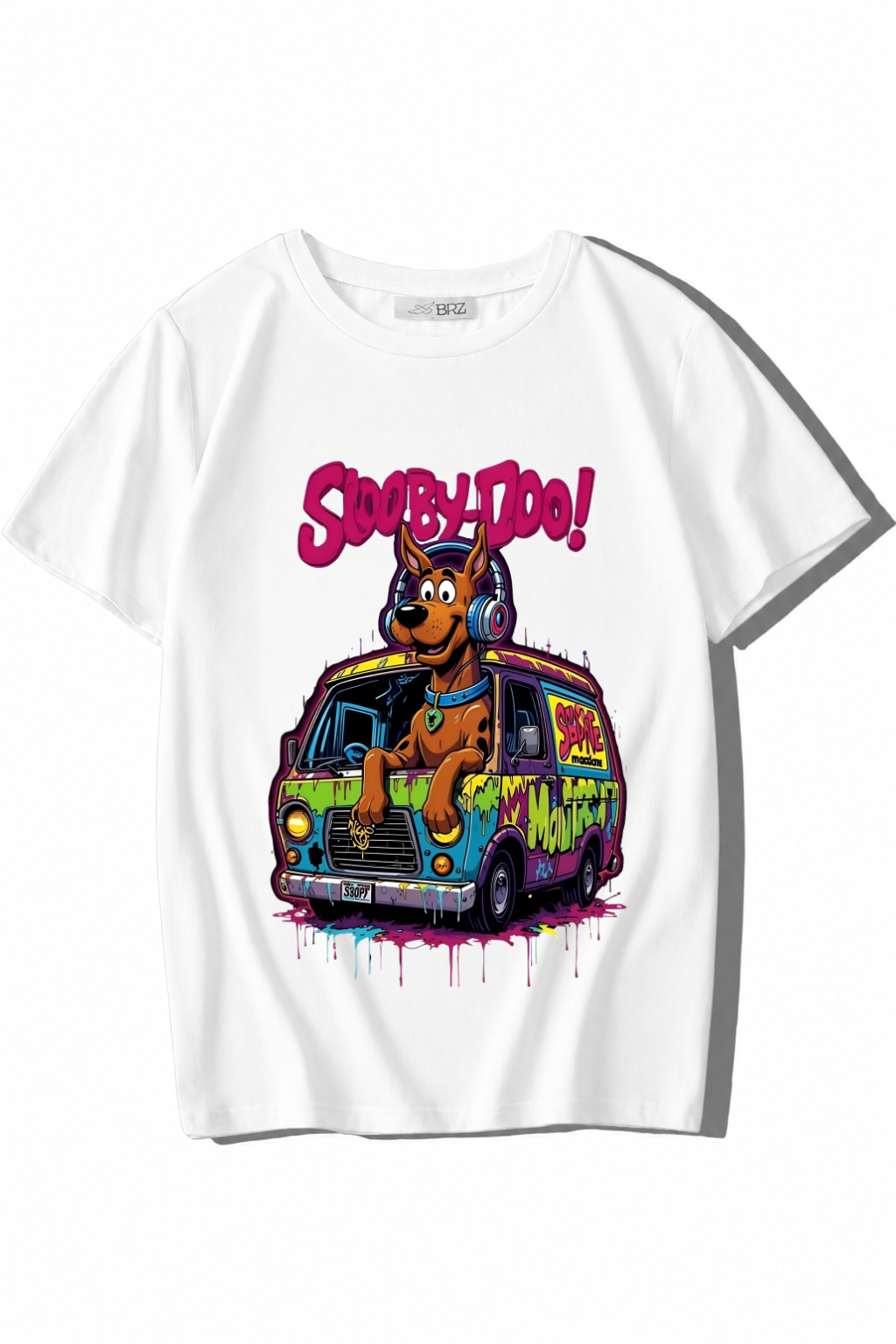 BRZ Kids Unisex Çocuk Scooby-Doo! T-shirt Beyaz