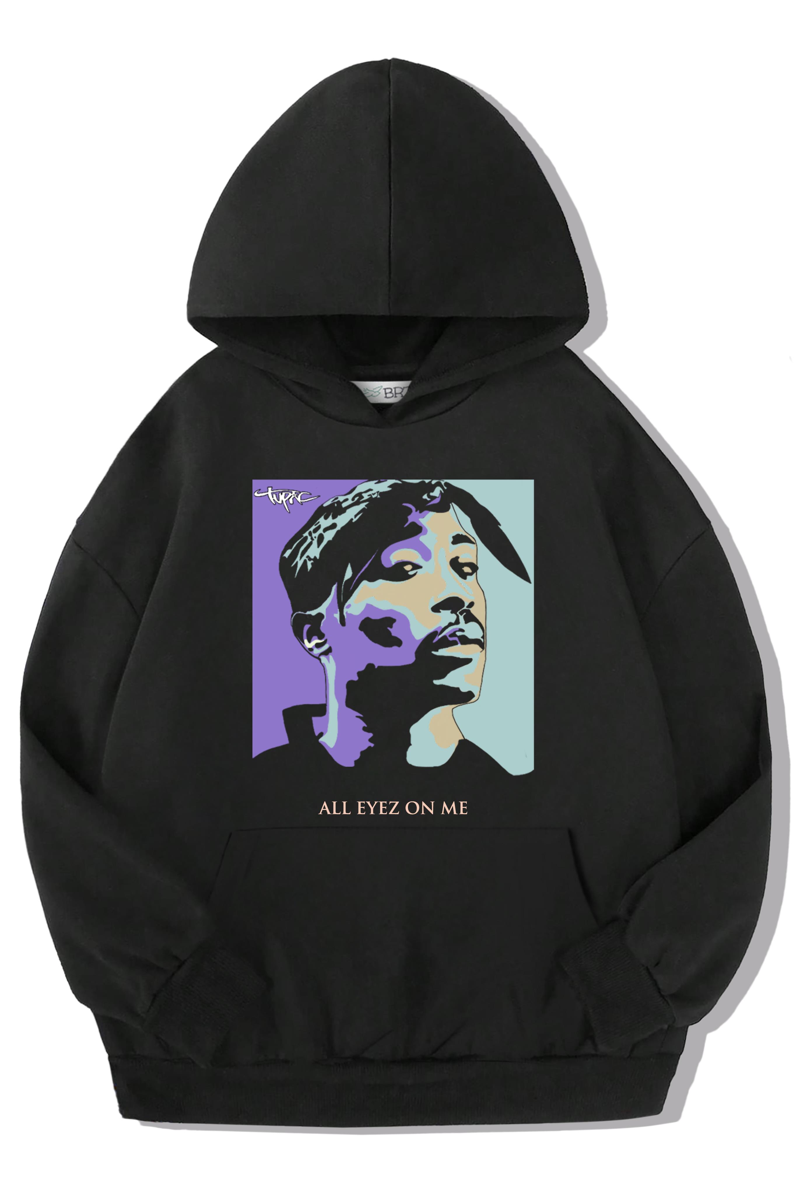 BRZ Kids Unisex Çocuk Tupac All Eyez On Me Hoodie