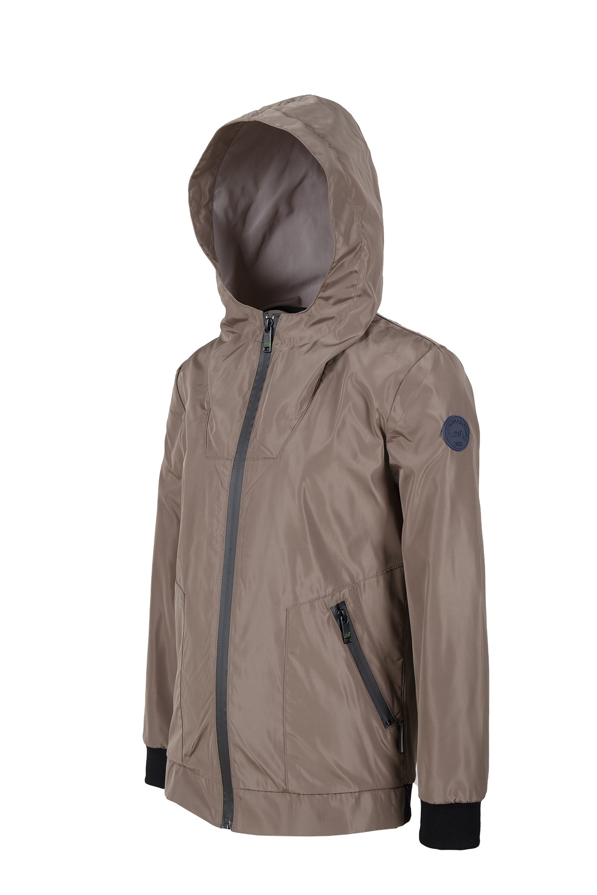 BRZ Kids Unisex Kapüşonlu Fermuarlı Mevsimlik Mont