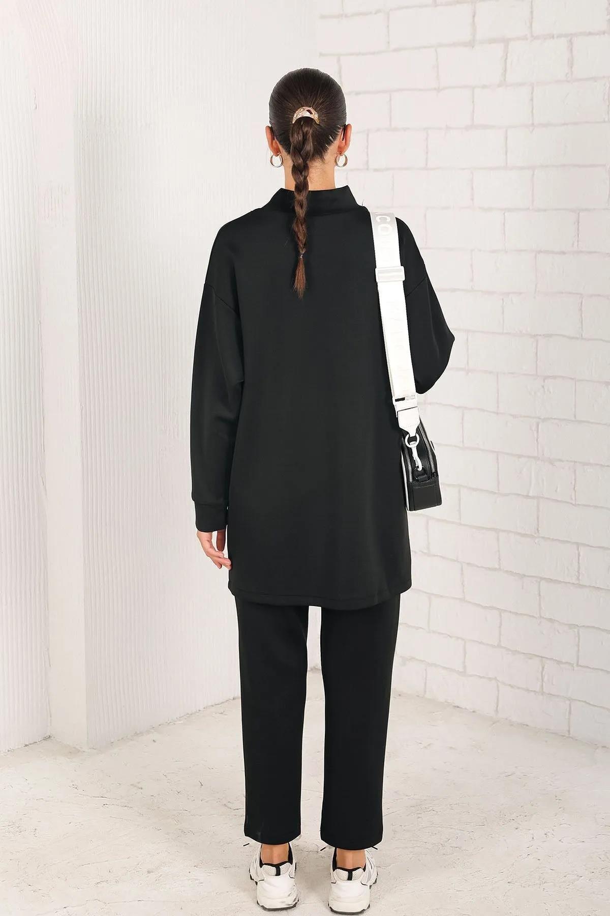 Melike Tatar Siyah Basic Scuba Takım