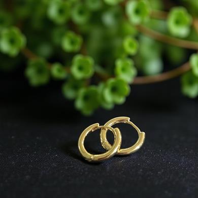 BRZ Collection 3lü Altın Kaplama Halka Küpe Seti – Kalp Taşlı, Desenli ve Minimal Hoops 