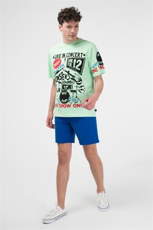 BRZ Collection Baskılı Unisex Oversize  T-shirt