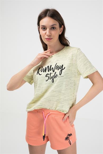 BRZ Collection Baskılı Kadın Şort