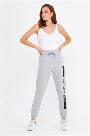 BRZ Collection Beli Toparlayıcı Lastikli Kadın Alt Eşofman