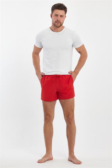 BRZ Collection Erkek Deniz Şortu Kırmızı