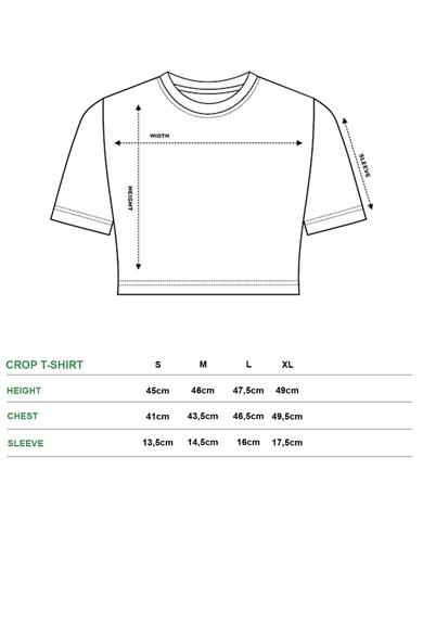 BRZ Collection Kadın to dominate and protect Crop T-shirt Siyah