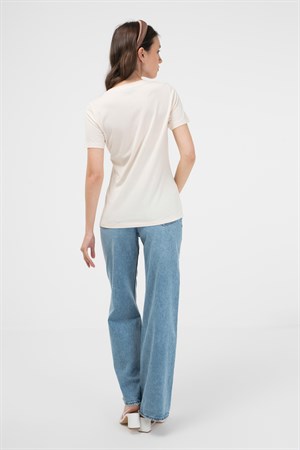 BRZ Collection Kadın Modal Kısa Kollu T-shirt