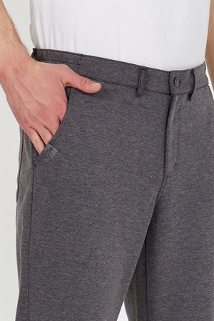 BRZ Collection Metal Düğmeli İnterlok Erkek Pantolon