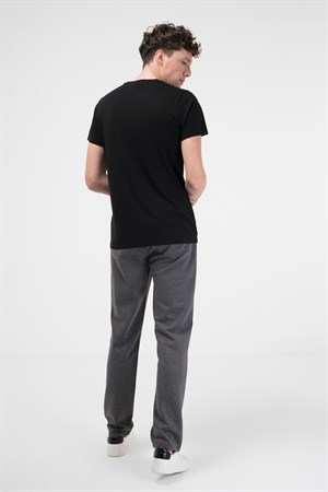 BRZ Collection Metal Düğmeli İnterlok Erkek Pantolon