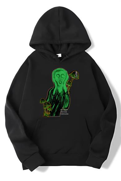 BRZ Collection Oversize Alien Scream Hoodie