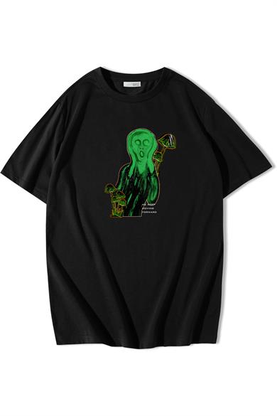 BRZ Collection Oversize Alien Scream T-shirt