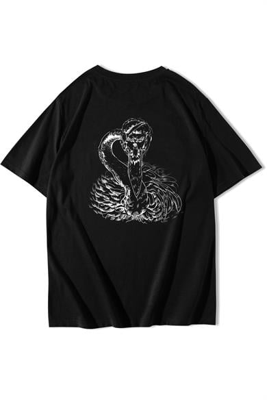 BRZ Collection Oversize Cobra and Flamingo T-shirt