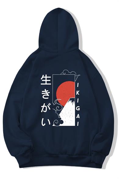 BRZ Collection Oversize Japanese Ikigai Hoodie