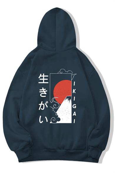 BRZ Collection Oversize Japanese Ikigai Hoodie