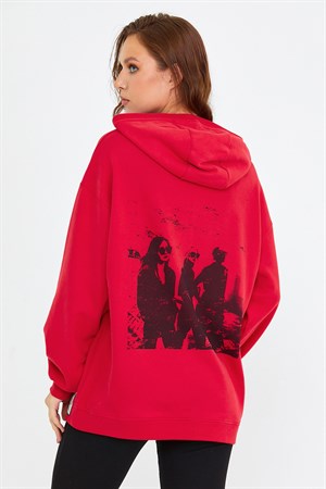 BRZ Collection Oversize Kapüşonlu Sweatshirt