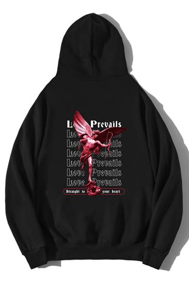 BRZ Collection Oversize Love Prevails Aşk Galip Gelir Hoodie