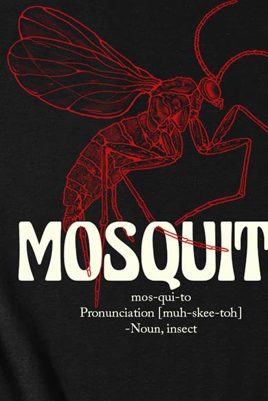 BRZ Collection Oversize Red Mosquito T-shirt