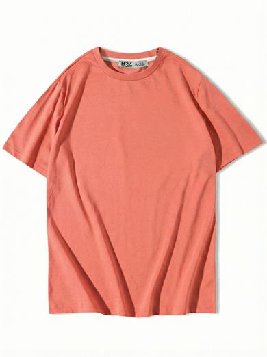 BRZ COLLECTION Oversize Somon T-Shirt – Make Some Waves Arka Baskılı Unisex