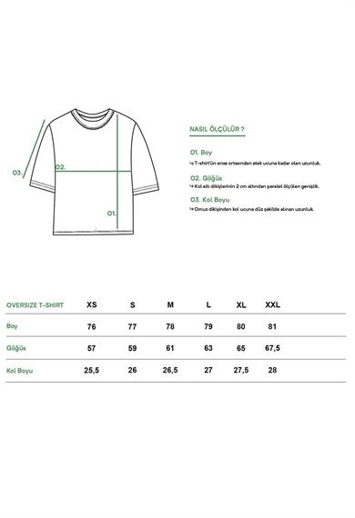 BRZ Collection Oversize Sweet Cherry T-shirt Beyaz