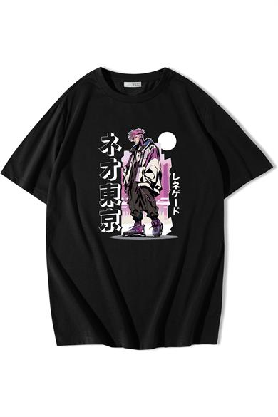BRZ Collection Oversize Tokyo City vs Man T-shirt