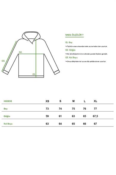 BRZ Collection Oversize Unisex Basic Hoodie Kahverengi