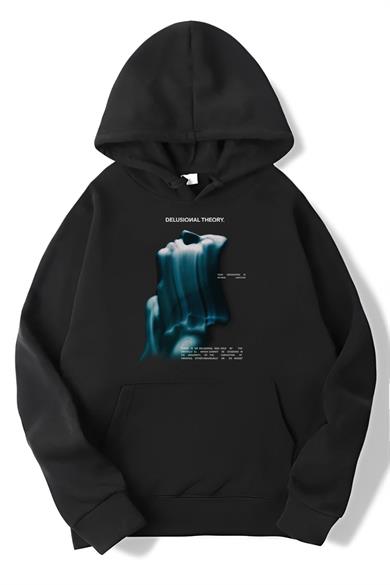 BRZ Collection Oversize Unisex Delusional Theory Hoodie