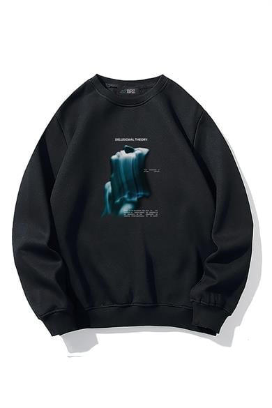 BRZ Collection Oversize Unisex Delusional Theory Sweatshirt
