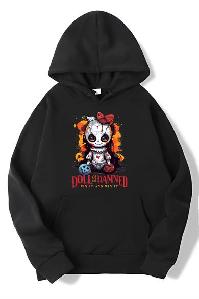BRZ Collection Oversize Unisex Doll Of The Damned Hoodie