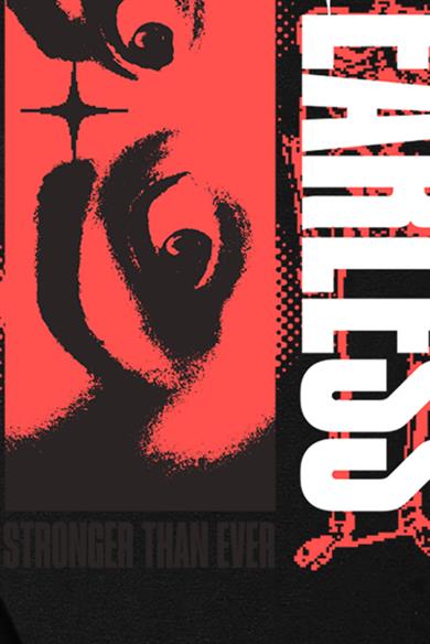 BRZ Collection Oversize Unisex Fearless T-shirt