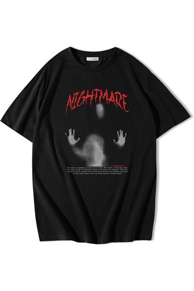 BRZ Collection Oversize Unisex Nightmare T-shirt