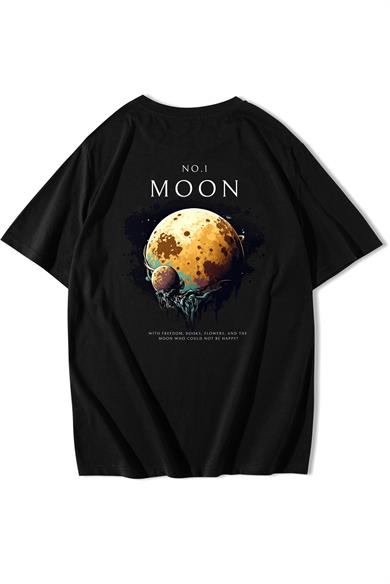 BRZ Collection Oversize Unisex No1 Moon T-shirt
