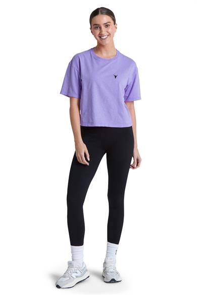 BRZ Collection Parça Boya Crop Kadın T-shirt