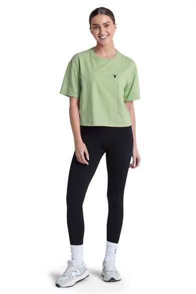 BRZ Collection Parça Boya Crop Kadın T-shirt