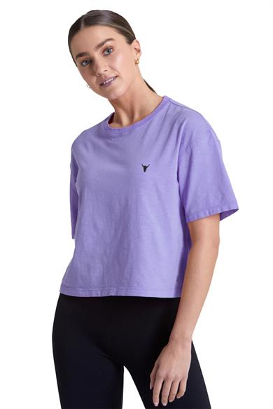 BRZ Collection Parça Boya Crop Kadın T-shirt