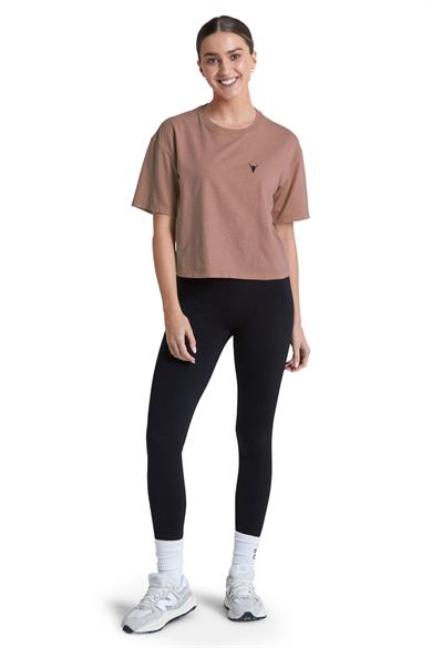 BRZ Collection Parça Boya Crop Kadın T-shirt