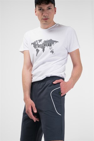 BRZ Collection Şeritli Erkek Şort