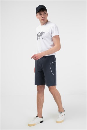 BRZ Collection Şeritli Erkek Şort