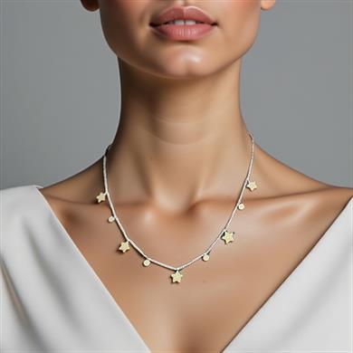 BRZ Collection Star Charm 2-in-1 Bileklik & Kolye – Yıldız Enerjili Takı | Manifest Jewelry