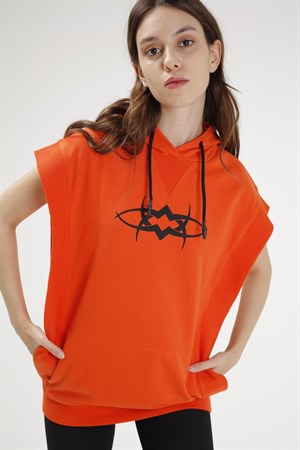 BRZ Collection Tasarım Kolsuz Sweatshirt