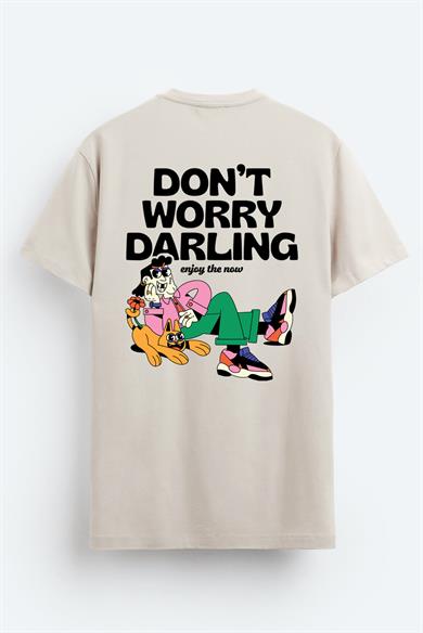 BRZ Collection Unisex Dont Worry Regular Fit T-shirt