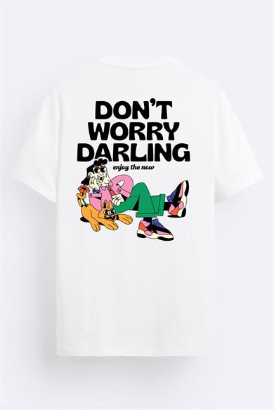 BRZ Collection Unisex Dont Worry Regular Fit T-shirt