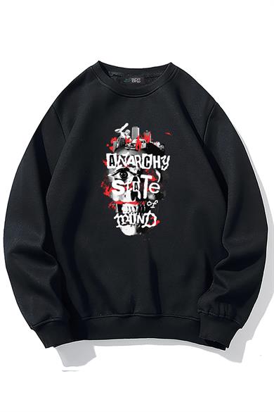 BRZ Collection Unisex Oversize Anarchy State Sweatshirt