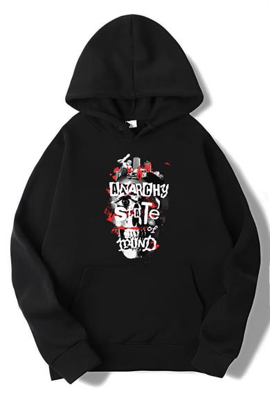 BRZ Collection Unisex Oversize Anarchy State Hoodie