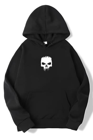 BRZ Collection Unisex Oversize Angry Skull Hoodie