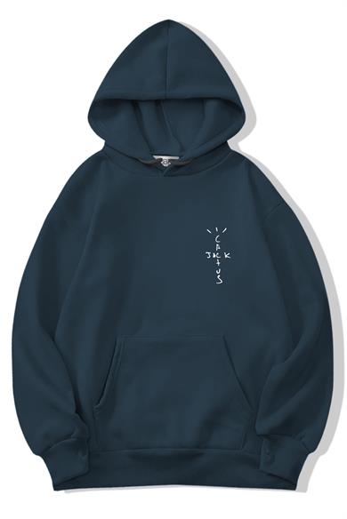 BRZ Collection Unisex Oversize Arka Baskılı Look Mom I Can Fly Hoodie